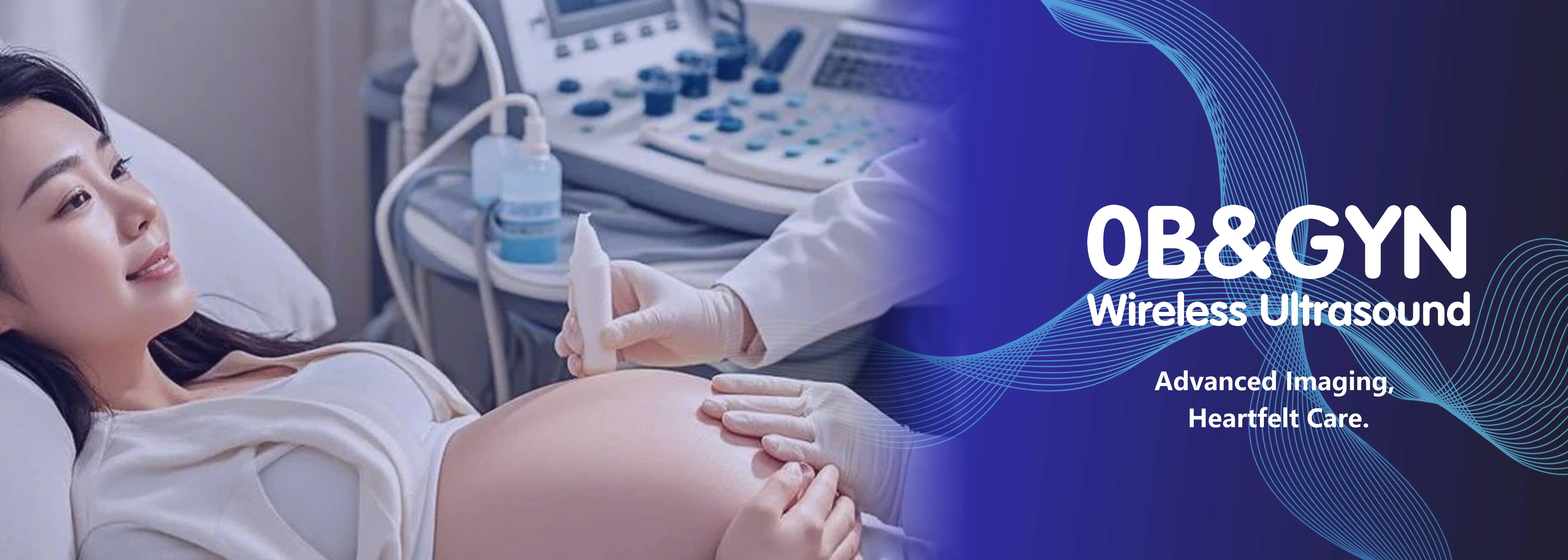 Drahtloser Ultraschall OB & GYN